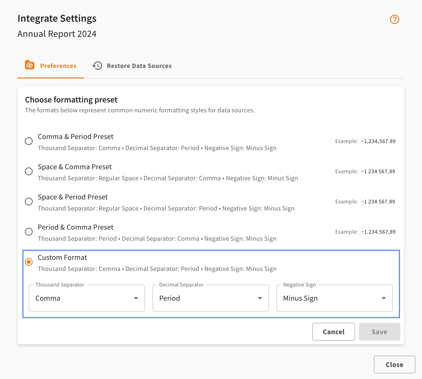 Integrate settings ctrlprint support