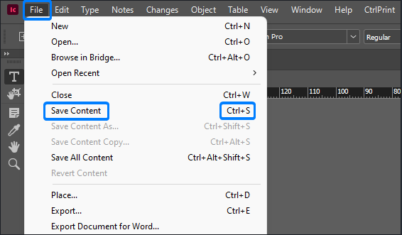 why isn't the file save shortcut(ctrl + s) not working in visual